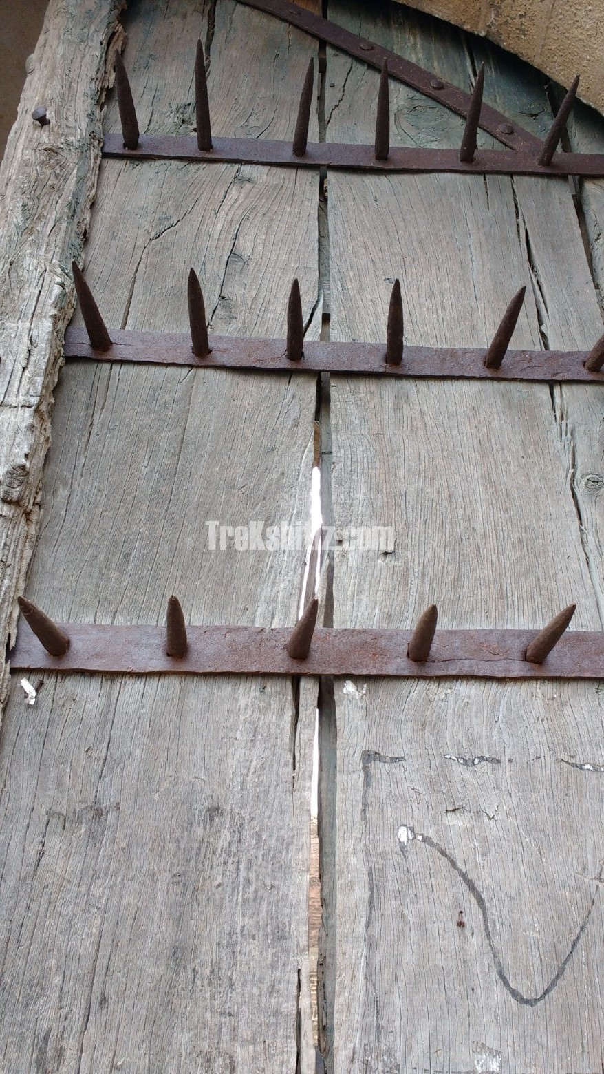 Door with nail of 3rd GateBalapur Fort